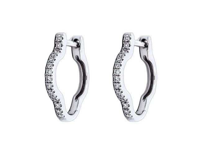 Quatrafoil Diamond Earrings