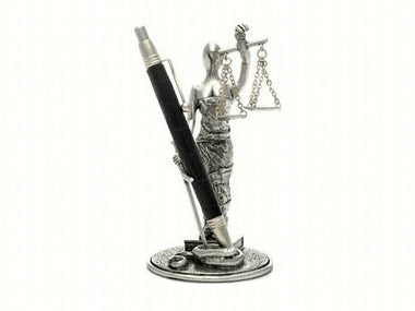 Scales Of Justice Pen Holder