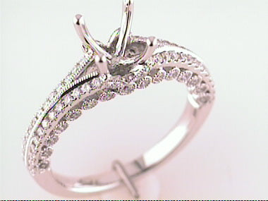 18kt Diamond Ring Mount