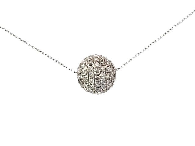 Diamond Ball Pendant