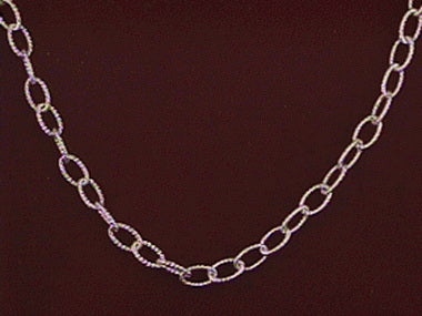 18 Inch Faceted Cable Chain