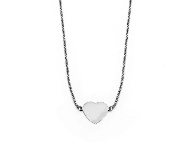 Engravable Heart Necklace