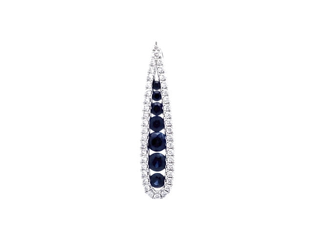 Sapphire & Diamond Pendant