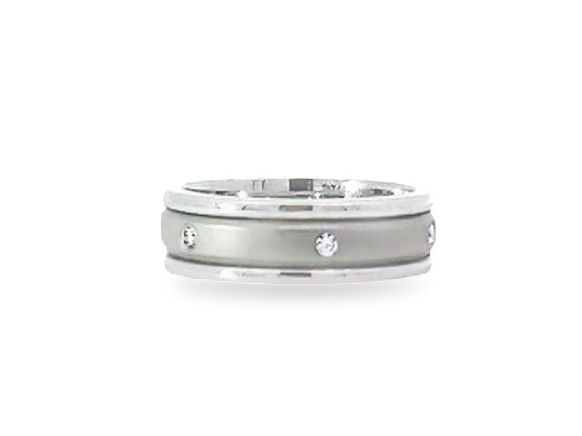 14kw Diamond Wedding Band