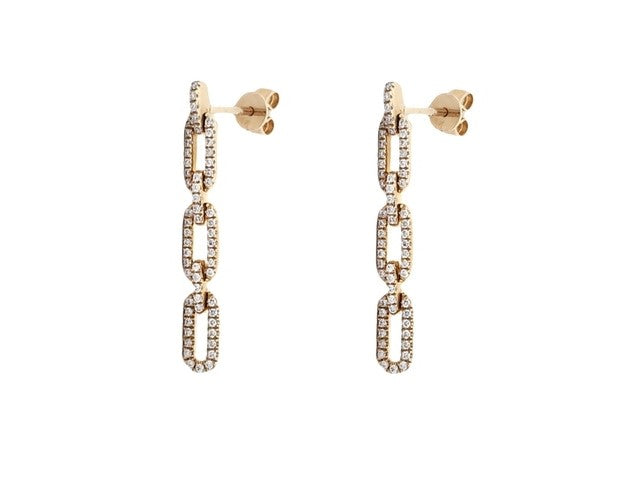 Diamond Link Earrings