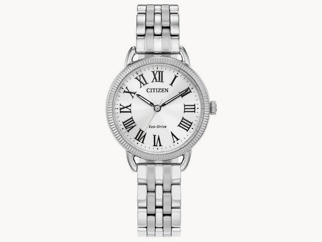 Ladies Eco Drive with Silver D