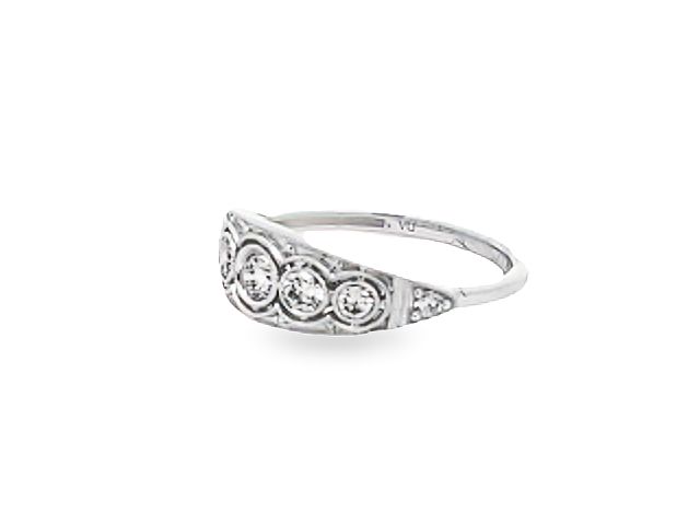 Vintage Style Diamond Ring