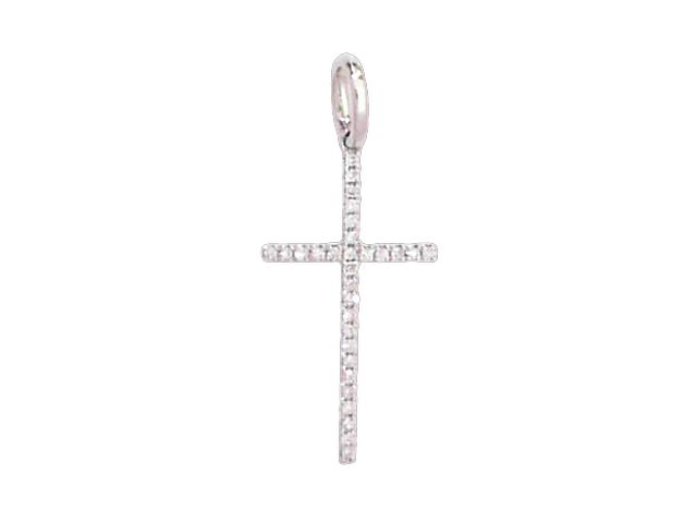 18KT Cross With Diamonds