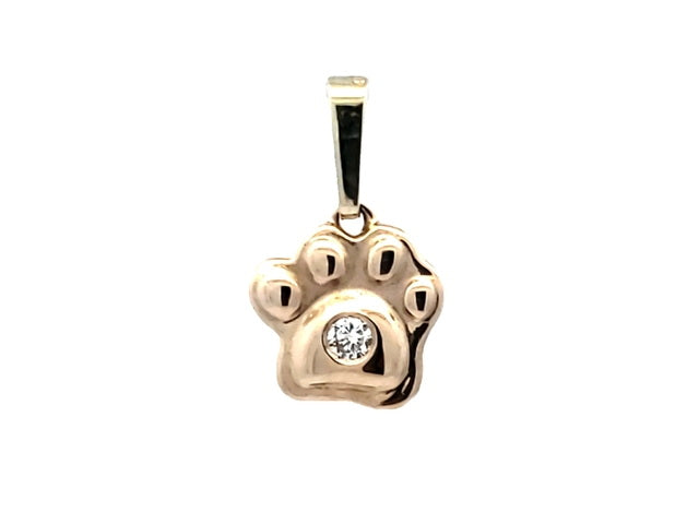 Paw Print Pendant