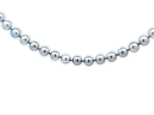 7 - 7.5 mm Natural Coloured Grey Pearl Strand