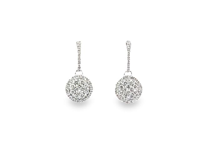 14kt Diamond Drop Earrings