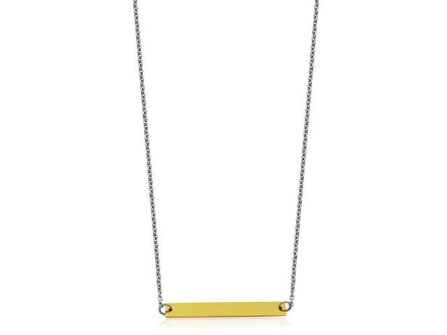 Steel Bar Necklace