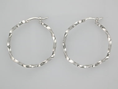 Silver Hoop Earrings