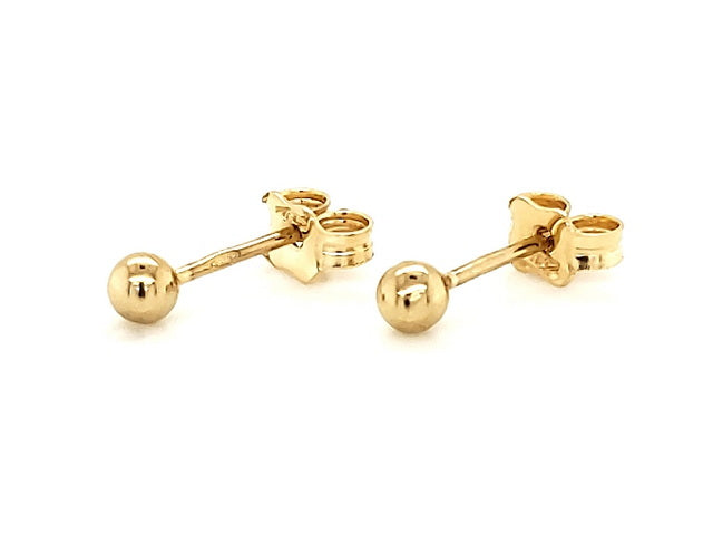 18KT Ball Stud Earrings