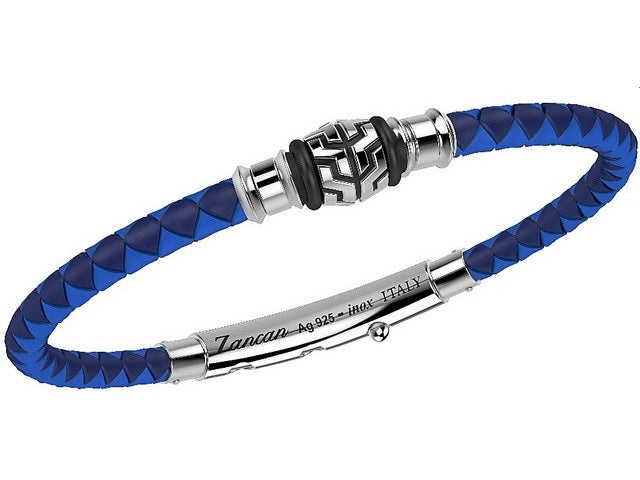 Bracelet with Blue Ships Cable