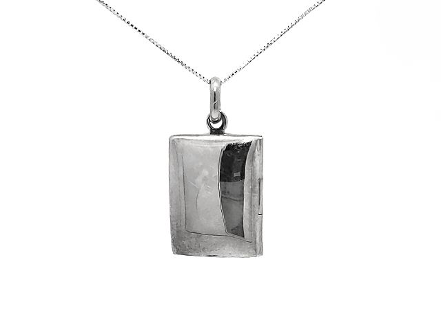 Silver Rectangular Locket