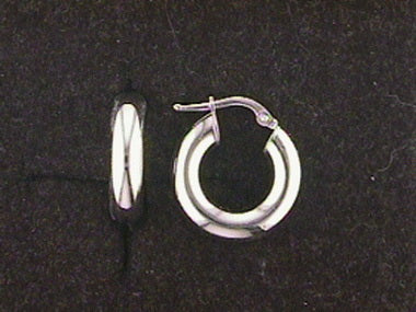 14kw Hoop Earrings