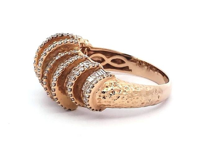 Rose Gold & Diamond Ring