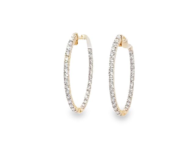 2.00 CTW Diamond Hoops