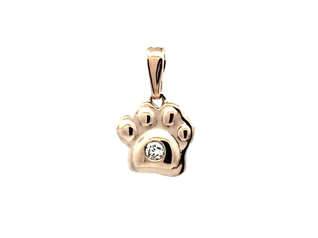 Paw Print Pendant