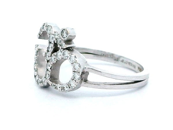 Freeform Diamond Ring