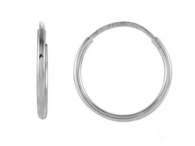 12 mm Sleeper Hoop Earring