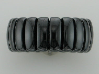 Black Ceramic And Steel Flex Ring