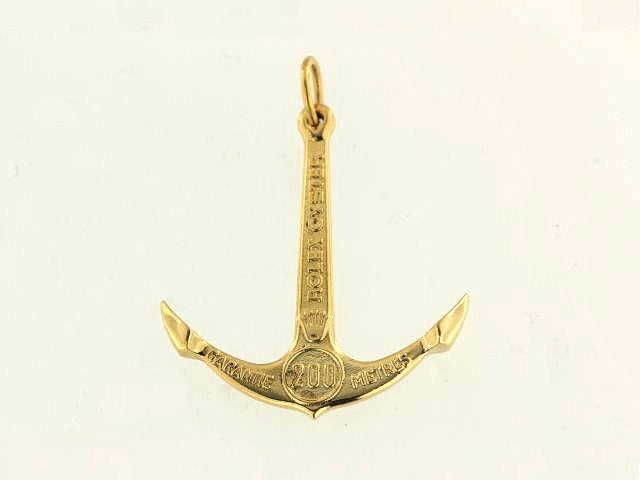 18KT Anchor Pendant