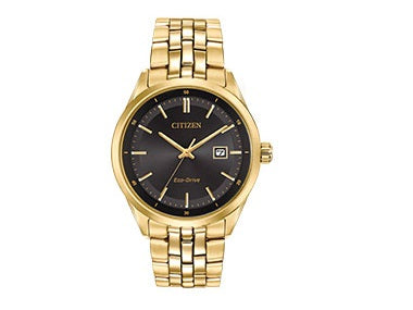 Gents Goldtone Eco-Drive