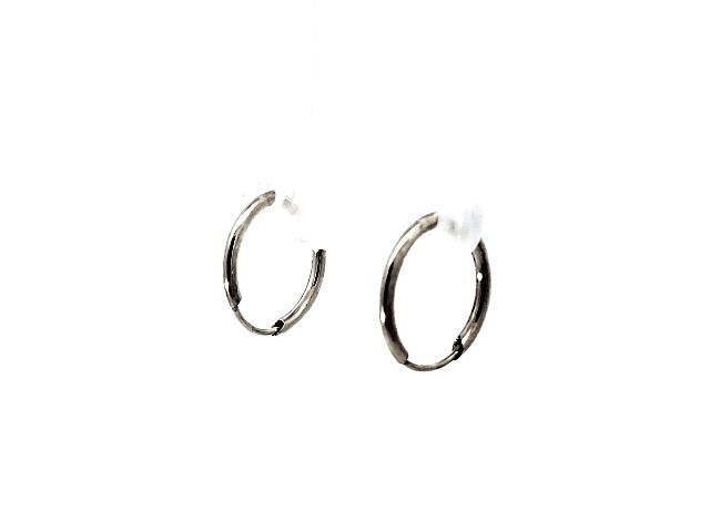 15 mm Sleeper Hoop Earring