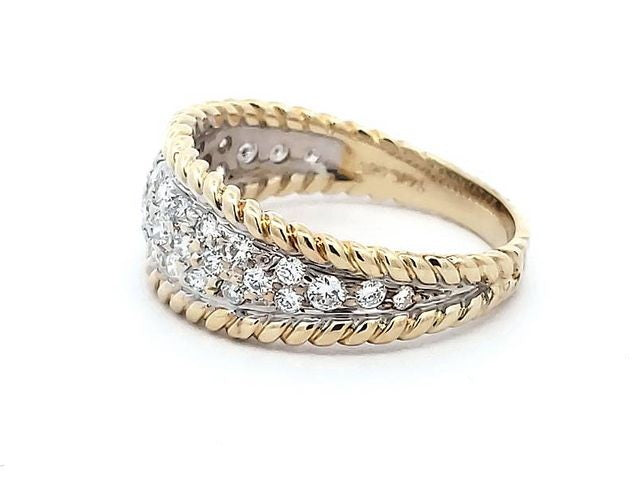 0.57 ctw Fancy Diamond Band