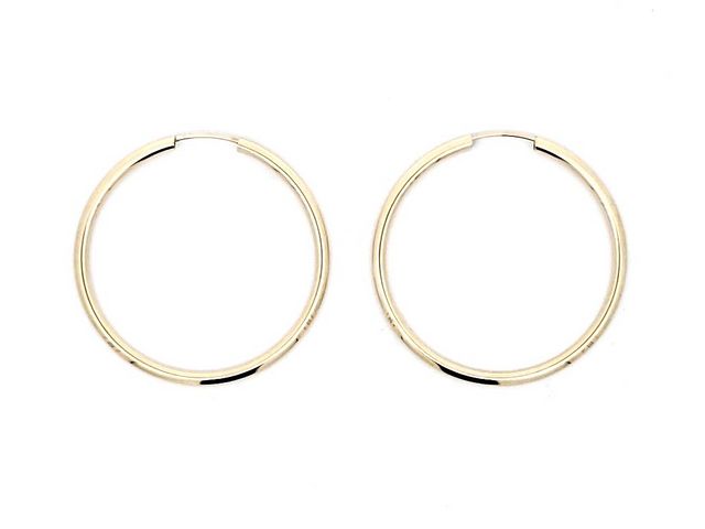 10KT Large Sleeper Hoops