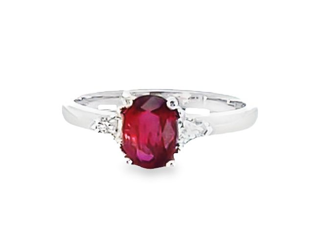 18KT Ruby & Diamond Ring