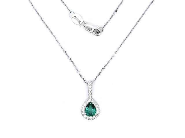 Emerald & Diamond Necklace