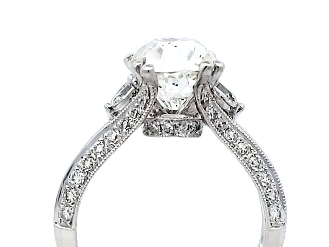 3.00 ct Old Mine Cut Diamond Ring