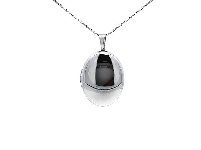 Engravable Silver Locket