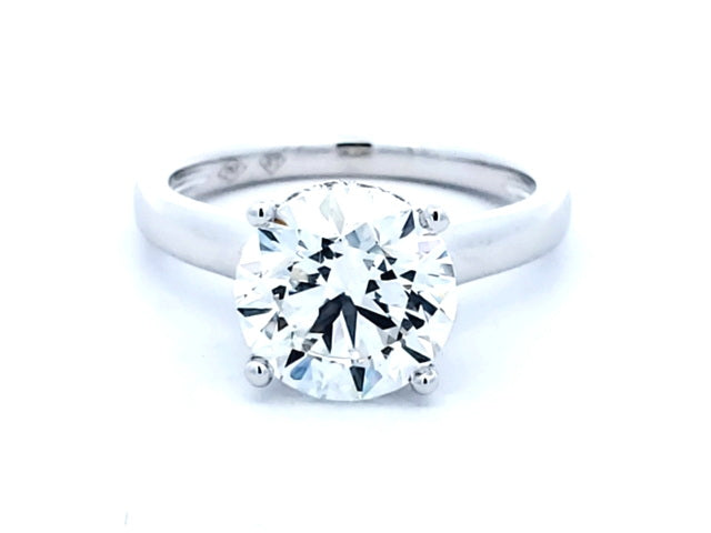 3.02 ct Lab Grown Engagement Ring