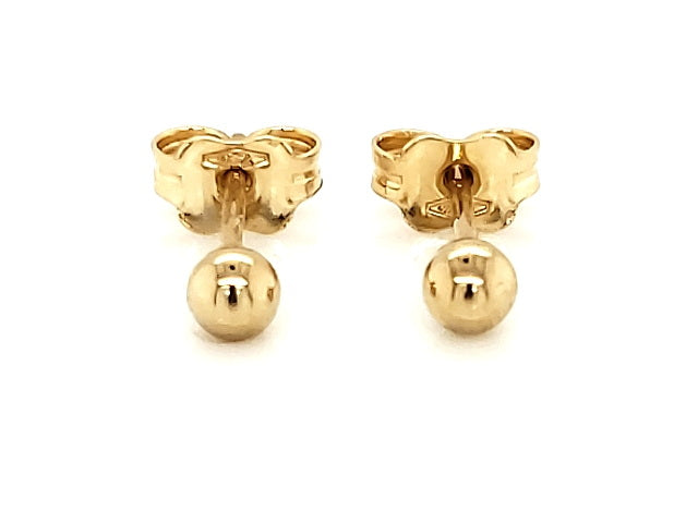 18KT Ball Stud Earrings