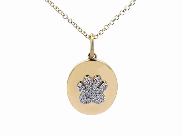 Paw Print Necklace