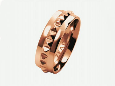 Rose Gold Steel Ring