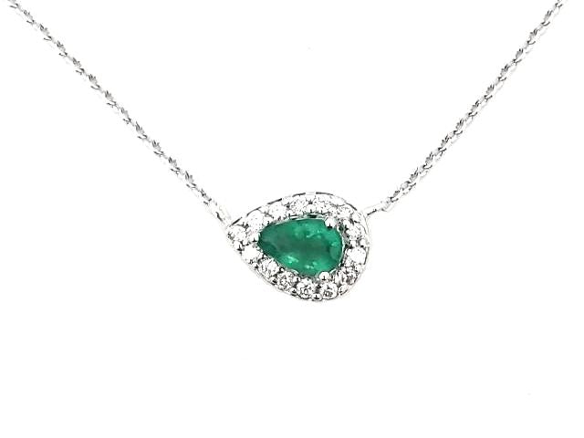 Emerald & Diamond Pendant