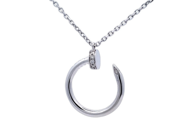 18KT Nail Necklace