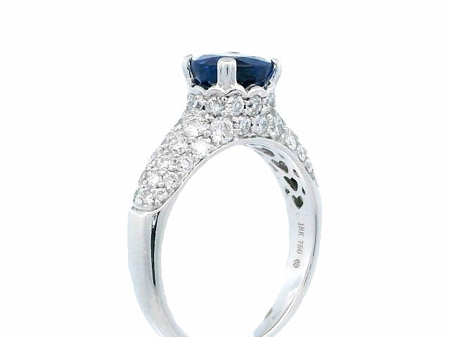 18KT Sapphire and Diamond Ring