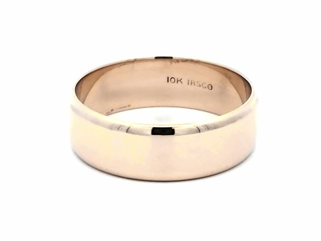 10KT Domed Band