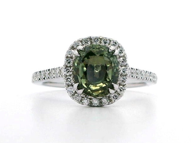 Alexandrite & Diamond Ring