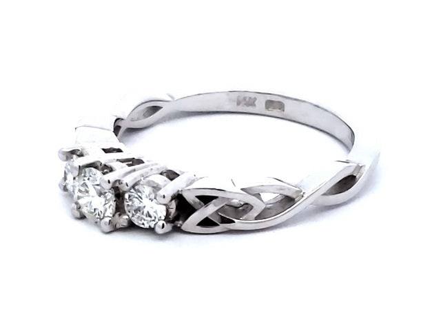 0.45 ctw Celtic Engagement Ring