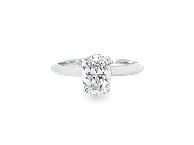 Lab Grown 1.22 ct Oval Diamond Ring