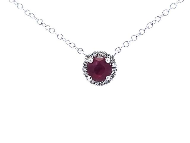 Ruby & Diamond Pendant