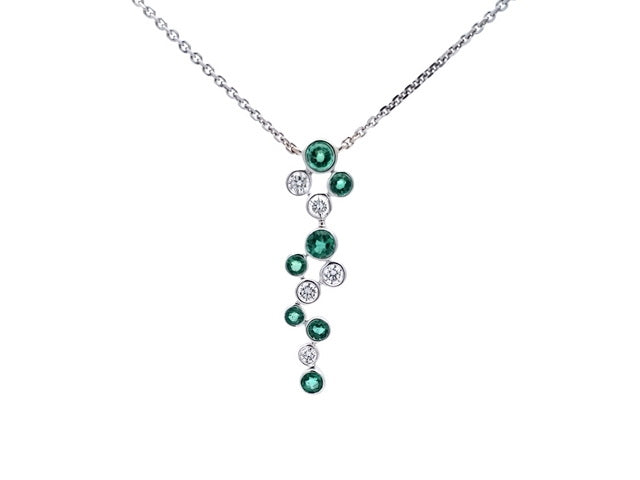 Emerald & Diamond Necklace