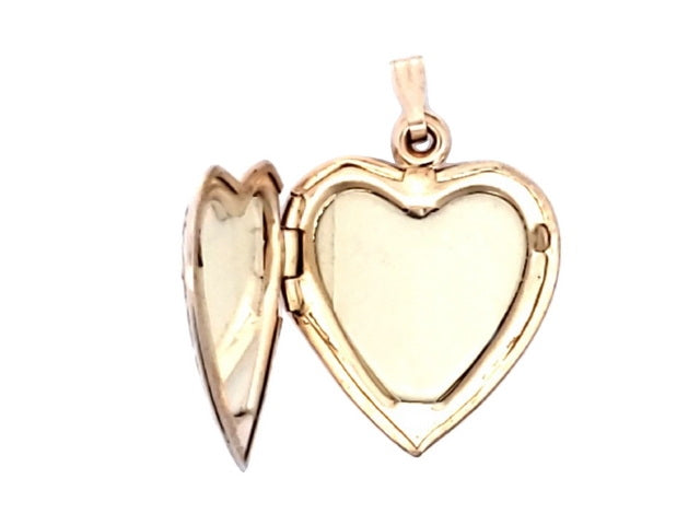 10KT Yellow Gold Heart Locket